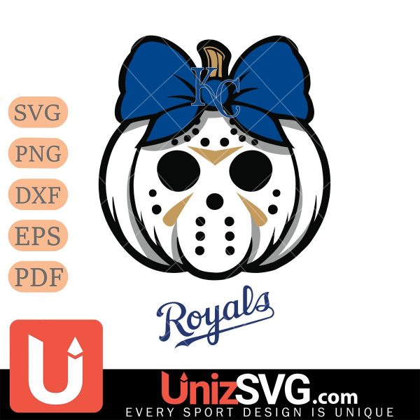 Kansas City Royals Hello Kitty Jason Voorhees pumpkin Horror