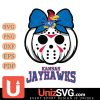 Kansas Jayhawks Hello Kitty Jason Voorhees pumpkin Horror