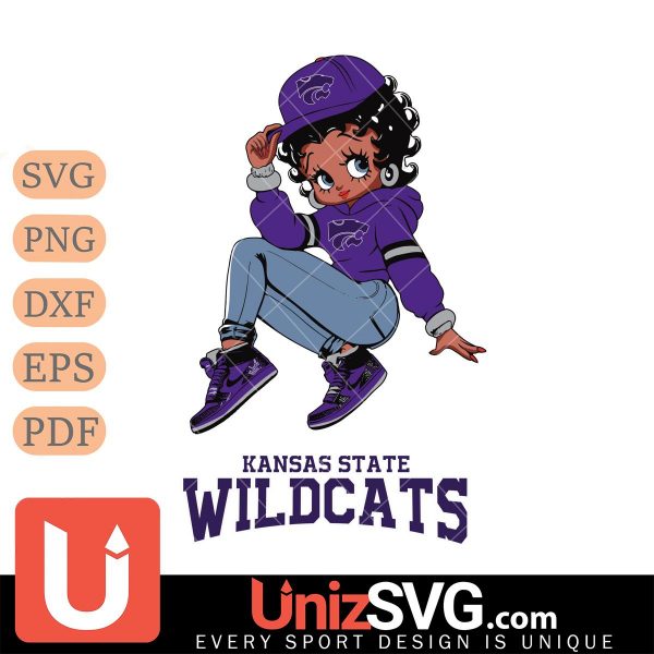 Kansas State Wildcats Betty Boop Stunning