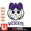 Kansas State Wildcats Hello Kitty Jason Voorhees pumpkin Horror