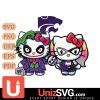 Kansas State Wildcats Hello Kitty Joker x Harley Quinn Horror