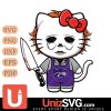 Kansas State Wildcats Hello Kitty Michael Myers Horror