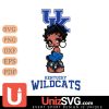 Kentucky Wildcats Betty Boop Black Fan Girl