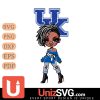 Kentucky Wildcats Betty Boop Fan Girl black