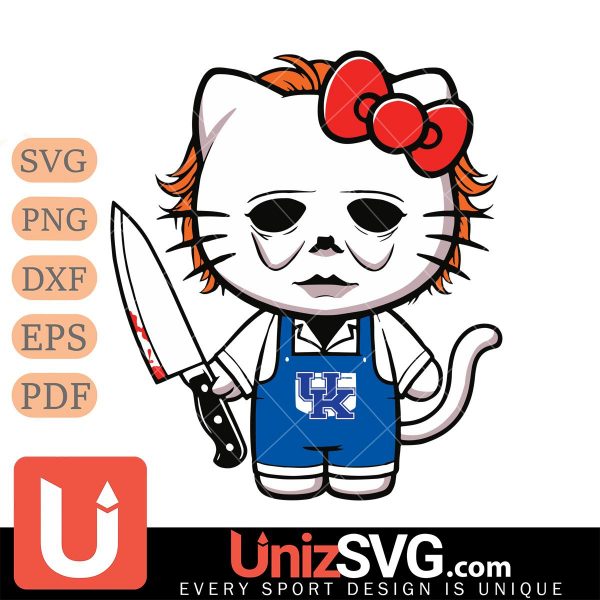 Kentucky Wildcats Hello Kitty Michael Myers Horror