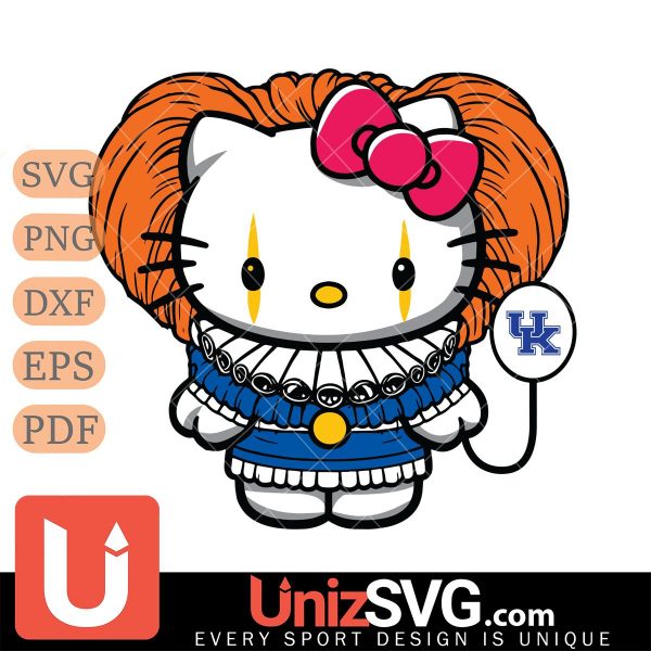 Kentucky Wildcats Hello Kitty Pennywise Horror