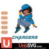 Los Angeles Chargers Betty Boop Stunning