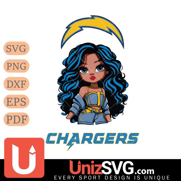 Los Angeles Chargers Fan Girl