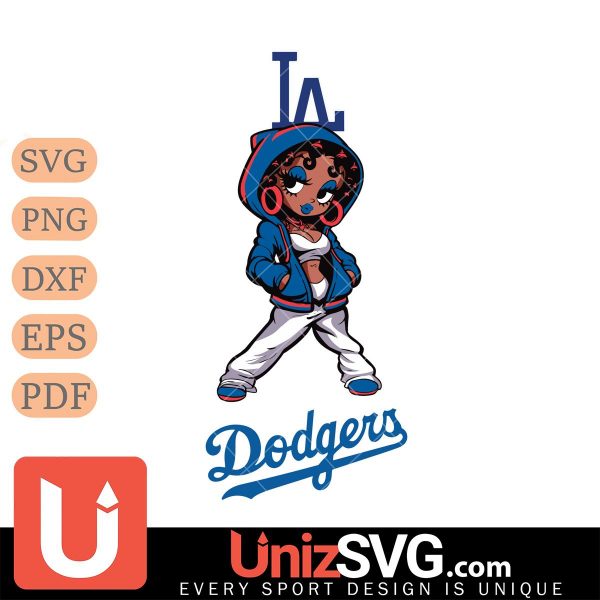 Los Angeles Dodgers Betty Boop Fan Girl