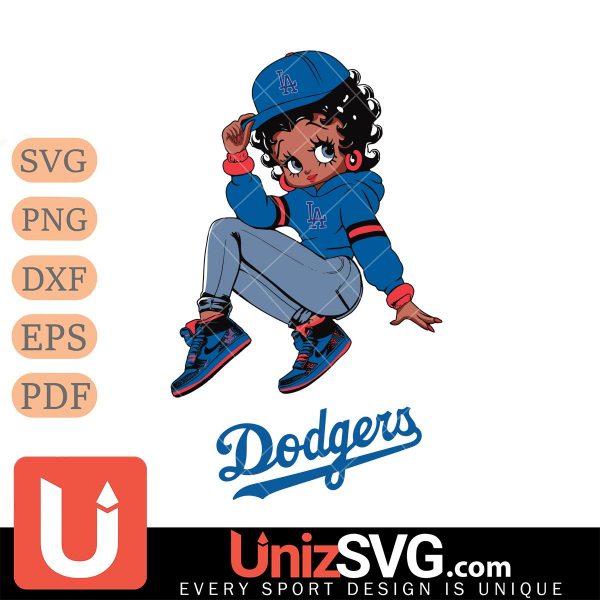 Los Angeles Dodgers Betty Boop Stunning