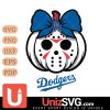 Los Angeles Dodgers Hello Kitty Jason Voorhees pumpkin Horror