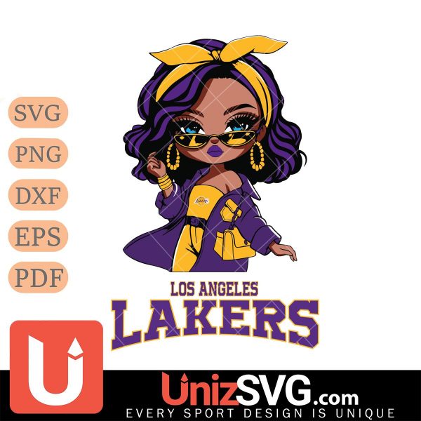 Los Angeles Lakers Fan Girl Black Disney