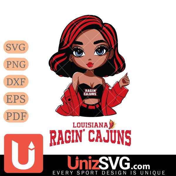 Louisiana Ragin' Cajuns Fan Girl Pretty