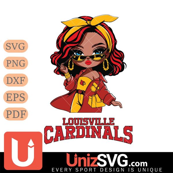 Louisville Cardinals Fan Girl Black Disney