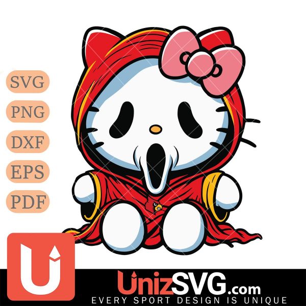 Louisville Cardinals Hello Kitty GhostFace Horror