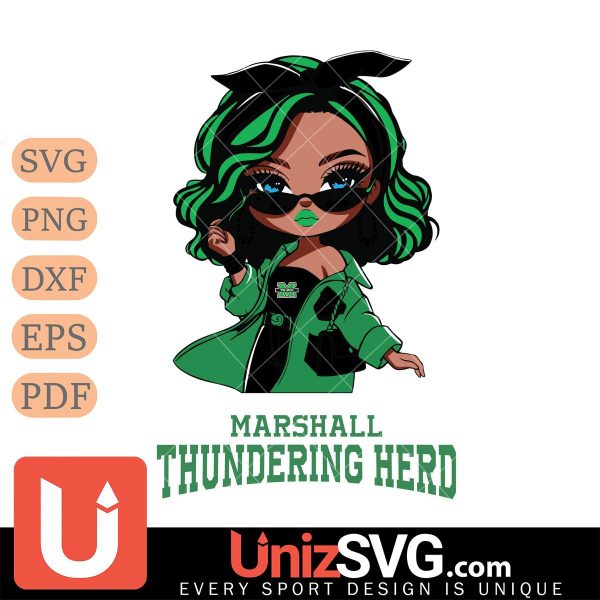 Marshall Thundering Herd Fan Girl Black Disney