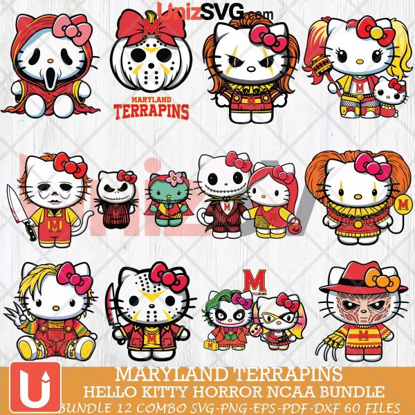 Maryland Terrapins Hello Kitty Horror NCAA bundle 12