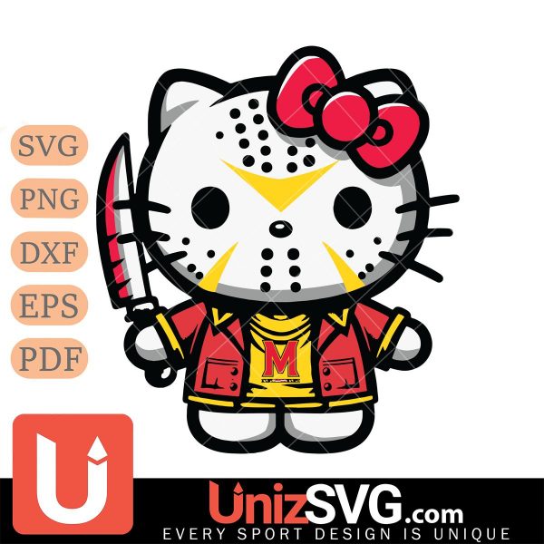 Maryland Terrapins Hello Kitty Jason Voorhees Horror