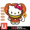 Maryland Terrapins Hello Kitty Pennywise Horror