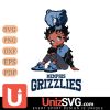 Memphis Grizzlies Betty Boop Black