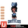 Memphis Grizzlies Betty Boop Black Fan Girl