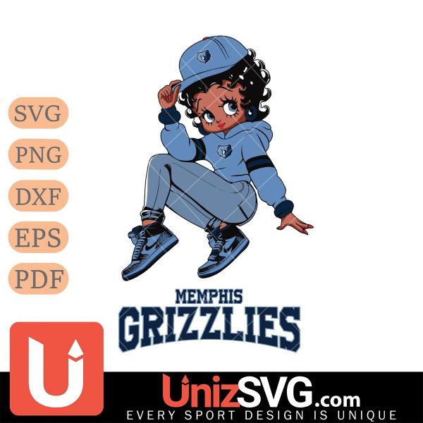 Memphis Grizzlies Betty Boop Stunning