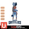 Memphis Grizzlies Fan Girl Black