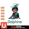 Miami Dolphins Betty Boop Black