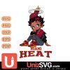 Miami Heat Betty Boop Black