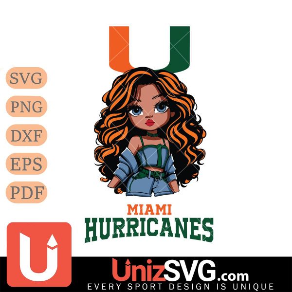 Miami Hurricanes Fan Girl