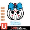 Miami Marlins Hello Kitty Jason Voorhees pumpkin Horror