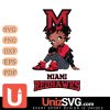 Miami RedHawks Betty Boop Black