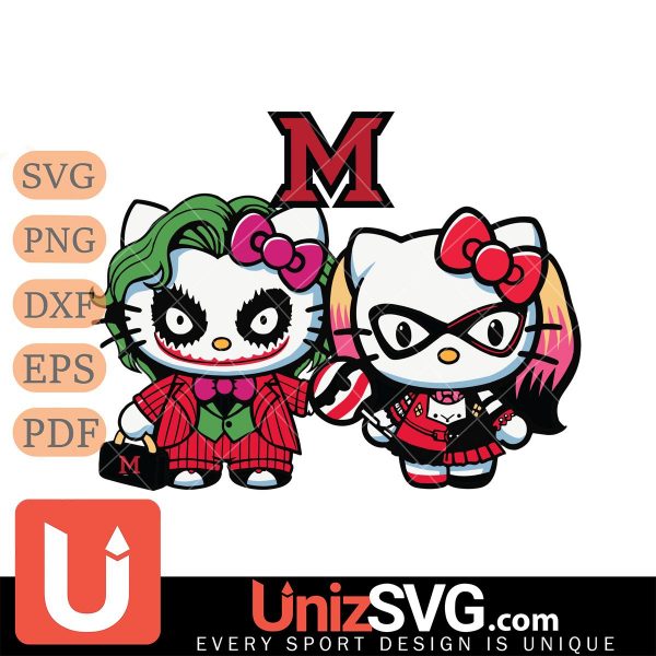 Miami RedHawks Hello Kitty Joker x Harley Quinn Horror