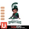 Michigan State Spartans Betty Boop Black