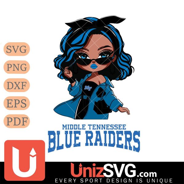 Middle Tennessee Blue Raiders Fan Girl Black Disney