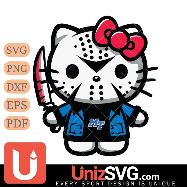 Middle Tennessee Blue Raiders Hello Kitty Jason Voorhees Horror