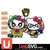 Milwaukee Brewers Hello Kitty Joker x Harley Quinn Horror