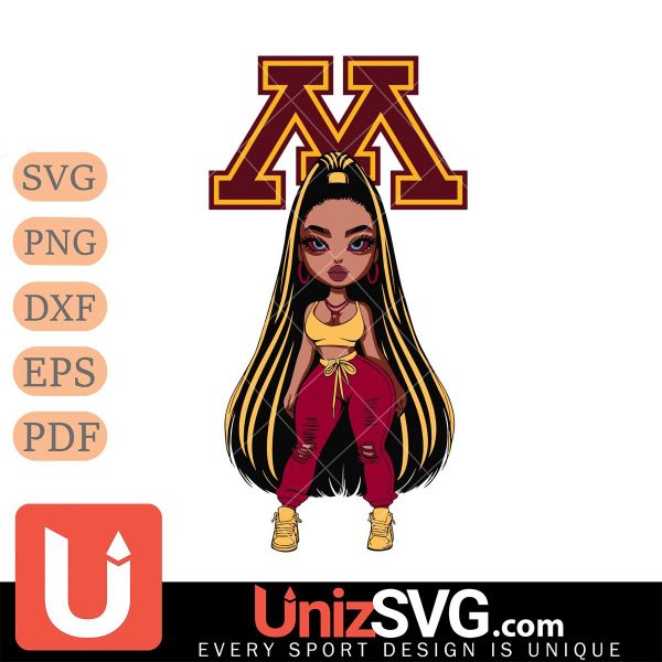 Minnesota Golden Gophers Fan Girl Lovely