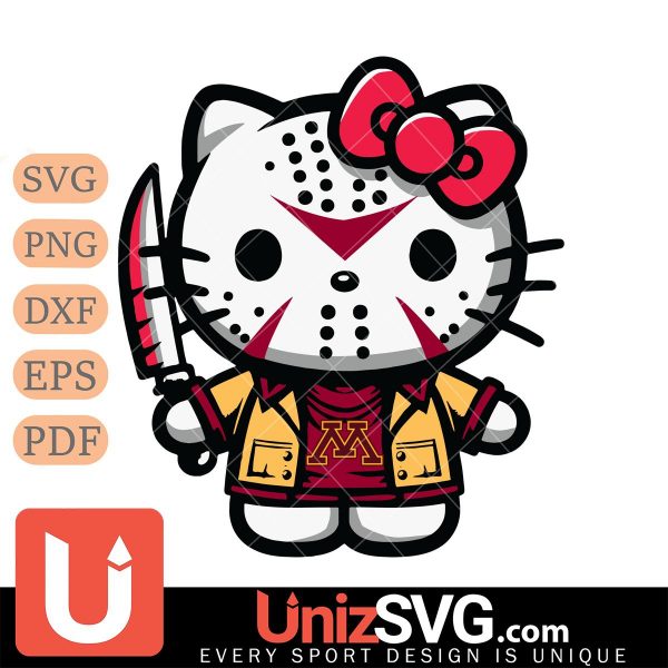 Minnesota Golden Gophers Hello Kitty Jason Voorhees Horror