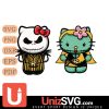 Missouri Tigers Hello Kitty Jack Skellington & Sally Horror