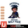 Nevada Wolf Pack Betty Boop Black