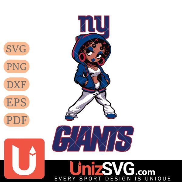 New York Giants Betty Boop Fan Girl