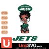 New York Jets Betty Boop Black Fan Girl