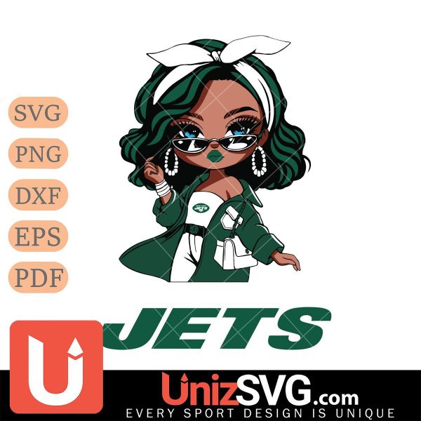 New York Jets Fan Girl Black Disney