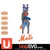 New York Mets Fan Girl Black