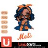 New York Mets Fan Girl Black Disney