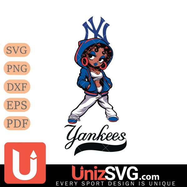 New York Yankees Betty Boop Fan Girl