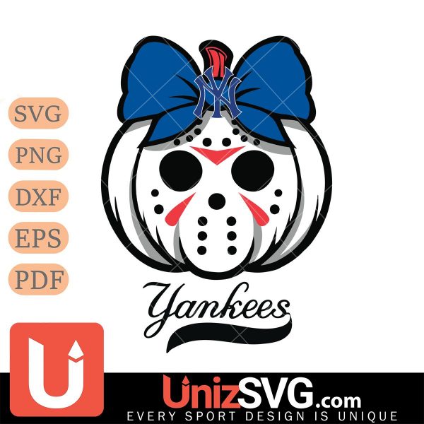 New York Yankees Hello Kitty Jason Voorhees pumpkin Horror