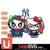 New York Yankees Hello Kitty Joker x Harley Quinn Horror