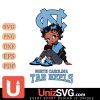 North Carolina Tar Heels Betty Boop Black